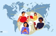 remote workers communicating