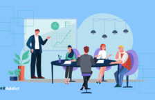 man presenting to colleagues