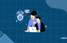 mentor and mentee with a bot
